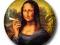 Mona Lisa Leonardo da Vinci Streetart  -Przypinka
