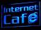 Neon Reklama INTERNET CAFE led prezenter szyld