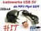 Ładowarka sieciowa kabel z USB 500mA Mp3 Mp4 PLP23