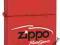 ZIPPO 304 MotorSports, Red Matte + kamienie GRATIS