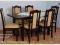 ada-meble ALA stół kuchenny 70x120/150 i 6 krzesła