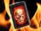 SPECJALNA Zippo 28307 BURNING SKULL BLACK MATTE !!