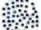 Oczy ruchome 6 mm - 50szt.