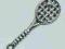 METAL CHARMS Zawieszka RAKIETA tenisowa Wyprzedaż