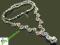 NK241 NASZYJNIK SWAROVSKI ELEMENTS ŚLUB ŚLUBNA