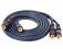 KABEL 2XRCA/2XRCA GOLD+ŻYŁA STERUJĄCA 5mb CAR
