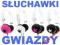 Słuchawki GWIAZDY METALOWE 4 kolor Japan Mix style