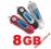 8gb MP3 PL FM dyktafon bateria AAA 8 gb - 4 kolory