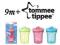 Tommee Tippee Pierwszy Kubek bez uchwytów 9m+