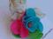 Broszka filc kwiat prezent filcowa różne kolory