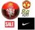 Piłka nożna NIKE Manchester UTD 5  Gratis Radio