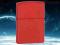 $ ZAPALNICZKA ZIPPO 233 RED MATTE NA PREZENT $