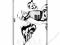 galaxy tab 8,9 8.9 etui pokrowiec BANKSY WINGED