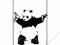 galaxy tab 8,9 8.9 etui pokrowiec BANKSY PANDA