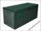 Z12 SKRZYNIA SKŁADANA OGRODOWA KUFER 350 L ZIELONA