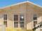 Domek drewniany letniskowy 3 pokoje 25m2 + 8.3m2