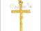ZŁOTY KRZYŻYK NA KOMUNIE CHRZEST PR.585 - EJUBILER