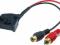 ZŁĄCZE AUX  RCA VW MFD2 RNS2    VW AUX x 2 RCA