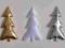 Aplikacje - choinki, choinka duża - 5 szt.