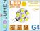 G4 6 LED 10-24AC 10-30DC 5050 SMD 80lm GW 24 msc