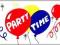 Flaga Party Time  90 x150 cm Flagi Party Time