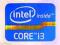 Oryginalna Naklejka Intel Core i3 24x18mm