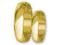 Obrączki klasyczne półokrągłe 5mm złoto 585