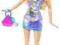 Mattel BARBIE FASHIONISTAS Lalka +2 Sukienki X9136