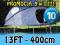 Trampolina 13FT - 400cm Zestaw 9 w 1 SIATKA NAMIOT