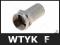 WTYK F nakręcany na RG-6 ZŁĄCZE F  F-VAT WARSZAWA