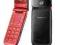 Samsung E2530 Stylowy telefon z klapką BLACK RED