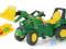 Rolly Toys TRAKTOR JOHN DEERE z Łyżką +Pomp. KOŁA