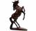 Piękna rzeźba, figurka - drewniany koń - AWAI