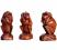 Rzeźba Komplet 3 Małpek, małpki, figurka- AWAI