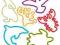 Oryginalne SILLY bandz z USA Ocean (GULF )24 szt