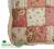 Poduszka na krzesło siedzisko patchwork róż retro