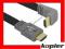 KABEL TB109 HDMI-HDMI PŁASKI 1.5M ZŁĄCZE 90 WaWa