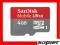 SANDISK MICRO SDHC ULTRA 4 GB+ADAPTER SD 30MB/s