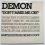 Demon - Don't Make Me Cry   2x12''