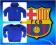 BLUZA Z KAPTUREM FC BARCELONA ZAMEK KAPTUR 116