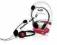 Zestaw słuchawkowy Black/Red HM406 HM406 ontech_pl