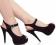 BUTY GWIAZD HIGH 13cm PLATFORMY BLACK ENGLAND 37