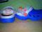 Klapki CROCS ze skorzanymi dodatkami r.22