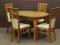 Zestaw Stół 120x80 + 2x35, 4 krzesła K17Raty