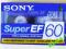 KASETA MAGNETOFONOWA SONY EF-60 NOWA-FOLIA