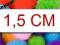 POMPONY AKRYLOWE 1,5 cm w 20 kolorach