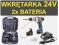 WIERTARKA WKRETARKA AKUMULATOROWA 24V 13mm 2x BATE