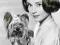 Audrey Hepburn Pies Yorkshire Terrier Plakat