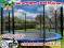 TRAMPOLINA SAPPHIRE 457 CM -15FT BATUT+DRABINKA*Z6