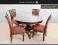 STYLOWY KOMPLET STÓŁ OKRĄGŁY I 4 KRZESEŁA !